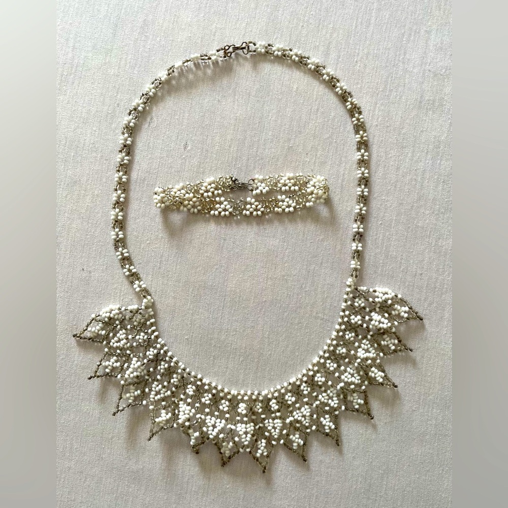 Elegant Handmade Necklace and Bracelet Set